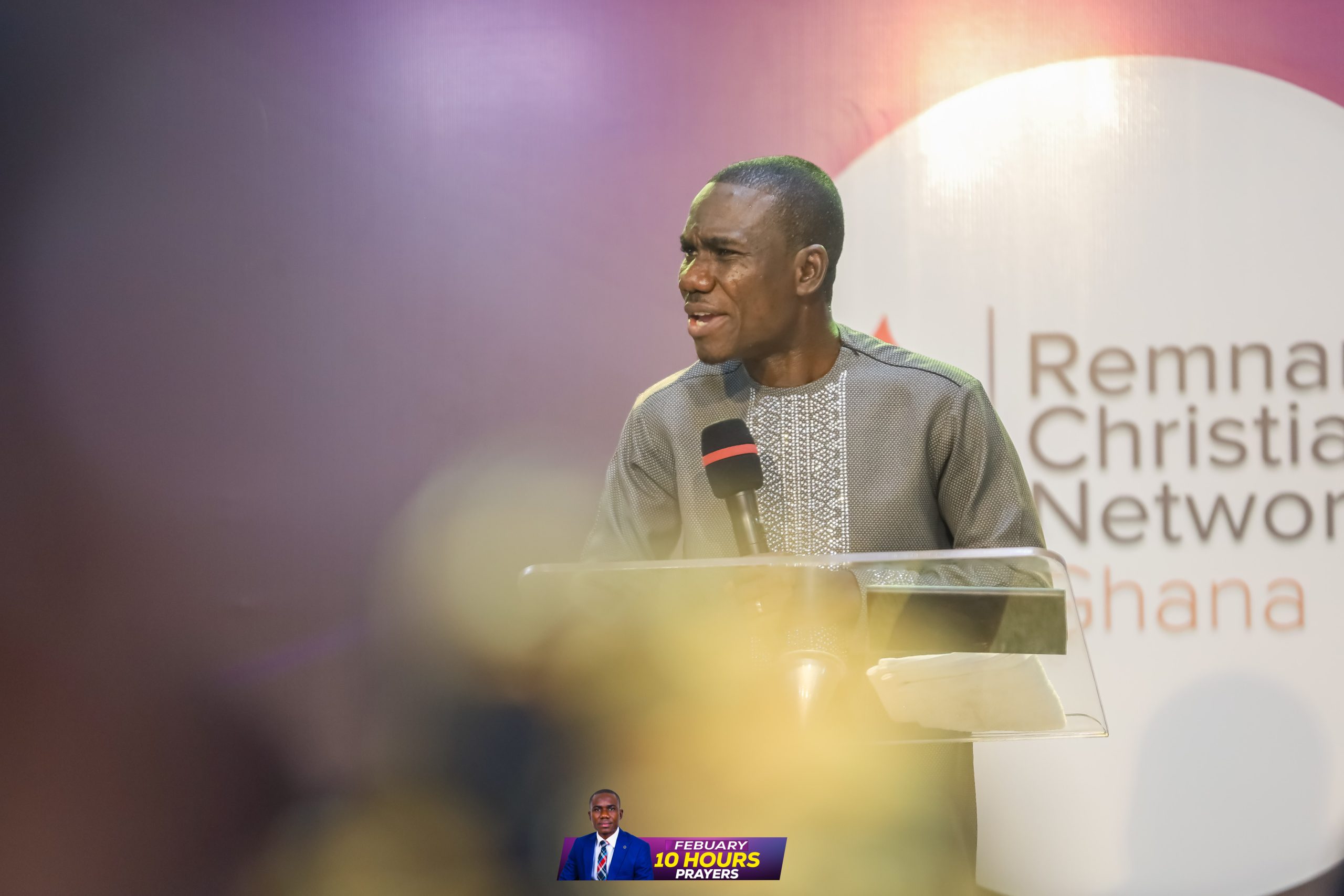 Ministering at a Remnant Christian Network Ghana gathering in Accra